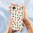 For iPhone Air Case Red and Green Socks Pattern Printing Straight Edge TPU Phone Back Cover - Beige - 5