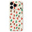 For iPhone 18 Pro / 17 Pro Case Red and Green Socks Pattern Printing Straight Edge TPU Phone Back Cover - Beige - 1
