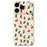 For iPhone 18 Pro Max / 17 Pro Max Case Red and Green Socks Pattern Printing Straight Edge TPU Phone Back Cover - Beige - 1