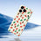 For iPhone 18 Pro Max / 17 Pro Max Case Red and Green Socks Pattern Printing Straight Edge TPU Phone Back Cover - Beige - 6