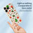 For iPhone 18 Pro Max / 17 Pro Max Case Christmas Elements Pattern Printing Straight Edge TPU Phone Back Cover - Beige - 3