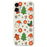 For iPhone 17 Case Lovely Christmas Pattern Printing Straight Edge TPU Phone Back Cover - Beige - 1