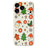 For iPhone 18 Pro / 17 Pro Case Lovely Christmas Pattern Printing Straight Edge TPU Phone Back Cover - Beige - 1