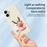 For iPhone 17 Case Smiling Deer Pattern Printing Straight Edge TPU Phone Back Cover - Beige - 3