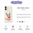 For iPhone 17 Case Smiling Deer Pattern Printing Straight Edge TPU Phone Back Cover - Beige - 7