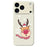 For iPhone 18 Pro Max / 17 Pro Max Case Smiling Deer Pattern Printing Straight Edge TPU Phone Back Cover - Beige - 1
