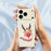 For iPhone 18 Pro Max / 17 Pro Max Case Smiling Deer Pattern Printing Straight Edge TPU Phone Back Cover - Beige - 5