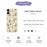 For iPhone 17 Case Brown Christmas Tree Gingerbread Pattern Printing Straight Edge TPU Phone Back Cover - Beige - 7