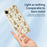 For iPhone Air Case Brown Christmas Tree Gingerbread Pattern Printing Straight Edge TPU Phone Back Cover - Beige - 3