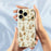 For iPhone 18 Pro Max / 17 Pro Max Case Brown Christmas Tree Gingerbread Pattern Printing Straight Edge TPU Phone Back Cover - Beige - 5