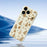 For iPhone 18 Pro Max / 17 Pro Max Case Brown Christmas Tree Gingerbread Pattern Printing Straight Edge TPU Phone Back Cover - Beige - 6
