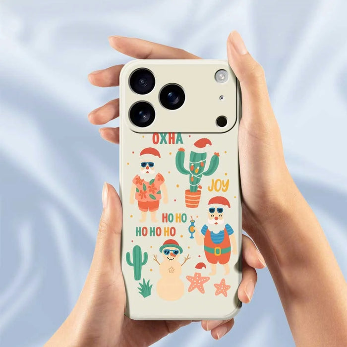 For iPhone 18 Pro / 17 Pro Case Fun Playing Pattern Printing Straight Edge TPU Phone Back Cover - Green - 4