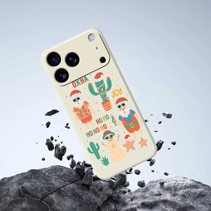 For iPhone 18 Pro / 17 Pro Case Fun Playing Pattern Printing Straight Edge TPU Phone Back Cover - Green - 5