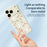 For iPhone 18 Pro Max / 17 Pro Max Case Leaves and Canes Pattern Printing Straight Edge TPU Phone Back Cover - Beige - 3