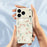 For iPhone 18 Pro Max / 17 Pro Max Case Leaves and Canes Pattern Printing Straight Edge TPU Phone Back Cover - Beige - 5