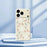 For iPhone 18 Pro Max / 17 Pro Max Case Leaves and Canes Pattern Printing Straight Edge TPU Phone Back Cover - Beige - 7