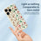 For iPhone 18 Pro Max / 17 Pro Max Case Christmas Tree Gingerbread Pattern Printing Straight Edge TPU Phone Back Cover - Beige - 3