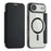 For iPhone Air Case Compatible with MagSafe RFID Blocking Leather Phone Cover - Black - 1