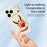 For iPhone 18 Pro / 17 Pro Case Deer Head Pattern Printing Straight Edge TPU Phone Back Cover - Beige - 3