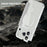 For iPhone 17 Pro Case Compatible with MagSafe Rhombus PU Leather Phone Cover - Titanium Grey - 5