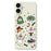 For iPhone 17 Case Christmas Bears Pattern Printing Straight Edge TPU Phone Back Cover - Beige - 1