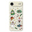 For iPhone Air Case Christmas Bears Pattern Printing Straight Edge TPU Phone Back Cover - Beige - 1