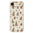 For iPhone Air Case Christmas Gingerbread Pattern Printing Straight Edge TPU Phone Back Cover - Beige - 1