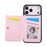 For iPhone 18 Pro Max / 17 Pro Max Case Flower Leather TPU RFID Blocking Phone Cover Card Slots - Dried Flower - 2