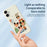 For iPhone 17 Case Christmas Gift Deer Pattern Printing Straight Edge TPU Phone Back Cover - Beige - 3