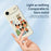 For iPhone Air Case Christmas Gift Deer Pattern Printing Straight Edge TPU Phone Back Cover - Beige - 3