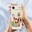 For iPhone Air Case Christmas Gift Deer Pattern Printing Straight Edge TPU Phone Back Cover - Beige - 5