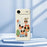 For iPhone Air Case Christmas Gift Deer Pattern Printing Straight Edge TPU Phone Back Cover - Beige - 7