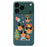 For iPhone 18 Pro Max / 17 Pro Max Case Christmas Gift Deer Pattern Printing Straight Edge TPU Phone Back Cover - Green - 1