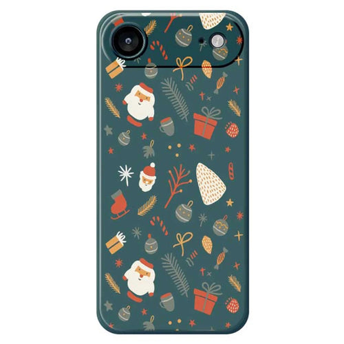 For iPhone Air Case Candy Gifts Pattern Printing Straight Edge TPU Phone Back Cover - Green - 1