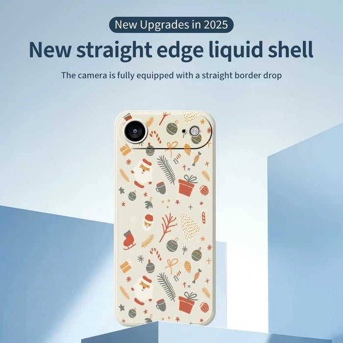 For iPhone Air Case Candy Gifts Pattern Printing Straight Edge TPU Phone Back Cover - Green - 2
