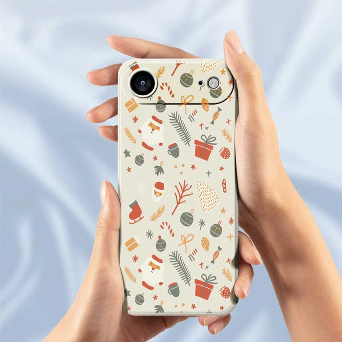 For iPhone Air Case Candy Gifts Pattern Printing Straight Edge TPU Phone Back Cover - Green - 4