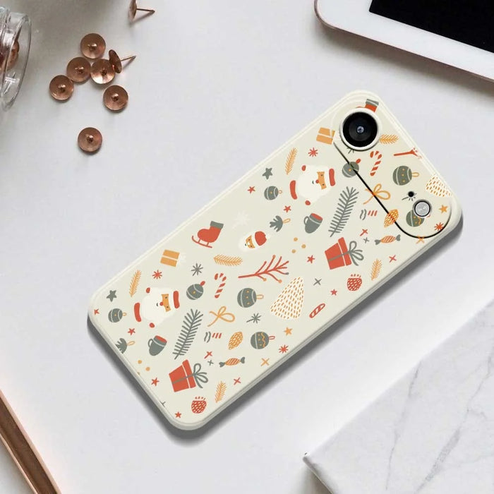 For iPhone Air Case Candy Gifts Pattern Printing Straight Edge TPU Phone Back Cover - Green - 6