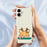 For iPhone 17 Case Cute Deer Pattern Printing Straight Edge TPU Phone Back Cover - Beige - 4