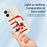 For iPhone 17 Case Santa Claus Pattern Printing Straight Edge TPU Phone Back Cover - Beige - 3