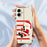 For iPhone 17 Case Santa Claus Pattern Printing Straight Edge TPU Phone Back Cover - Beige - 4