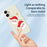 For iPhone 17 Case Cute Santa Claus Pattern Printing Straight Edge TPU Phone Back Cover - Green - 3