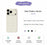 For iPhone 18 Pro / 17 Pro Case Snowflake Gingerbread Pattern Printing Straight Edge TPU Phone Back Cover - Green - 7