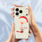 For iPhone 18 Pro / 17 Pro Case Santa Claus Gift Pattern Printing Straight Edge TPU Phone Back Cover - Green - 4
