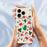For iPhone 18 Pro Max / 17 Pro Max Case Santa Hats and Canes Pattern Printing Straight Edge TPU Phone Back Cover - Beige - 4