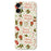 For iPhone 17 Case Christmas Candy Gloves Pattern Printing Straight Edge TPU Phone Back Cover - Beige - 1