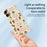 For iPhone 17 Case Christmas Candy Gloves Pattern Printing Straight Edge TPU Phone Back Cover - Beige - 3