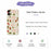 For iPhone 17 Case Christmas Candy Gloves Pattern Printing Straight Edge TPU Phone Back Cover - Beige - 7