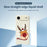 For iPhone Air Case Snowflake Deer Head Pattern Printing Straight Edge TPU Phone Back Cover - Beige - 2