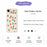 For iPhone Air Case Snowflake Socks Pattern Printing Straight Edge TPU Phone Back Cover - Beige - 7
