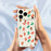 For iPhone 18 Pro / 17 Pro Case Snowflake Socks Pattern Printing Straight Edge TPU Phone Back Cover - Beige - 4